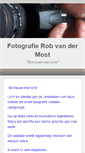 Mobile Screenshot of fotografie-robvandermost.nl