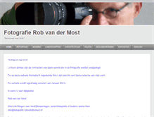 Tablet Screenshot of fotografie-robvandermost.nl